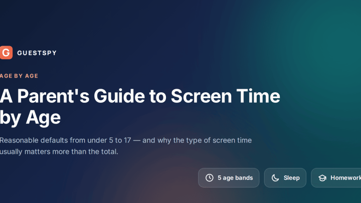 A Parent's Guide to Screen Time by Age