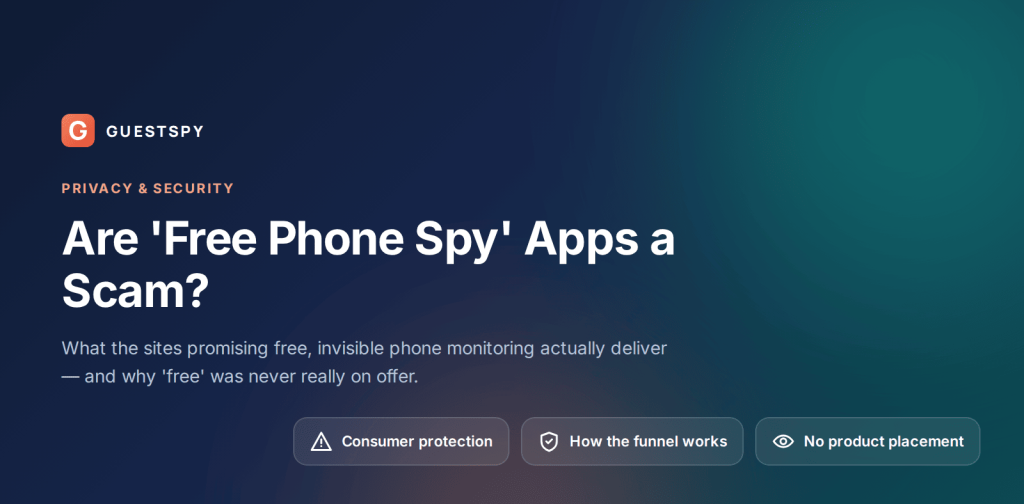 Are 'Free Phone Spy' Apps a Scam? What They Really Do